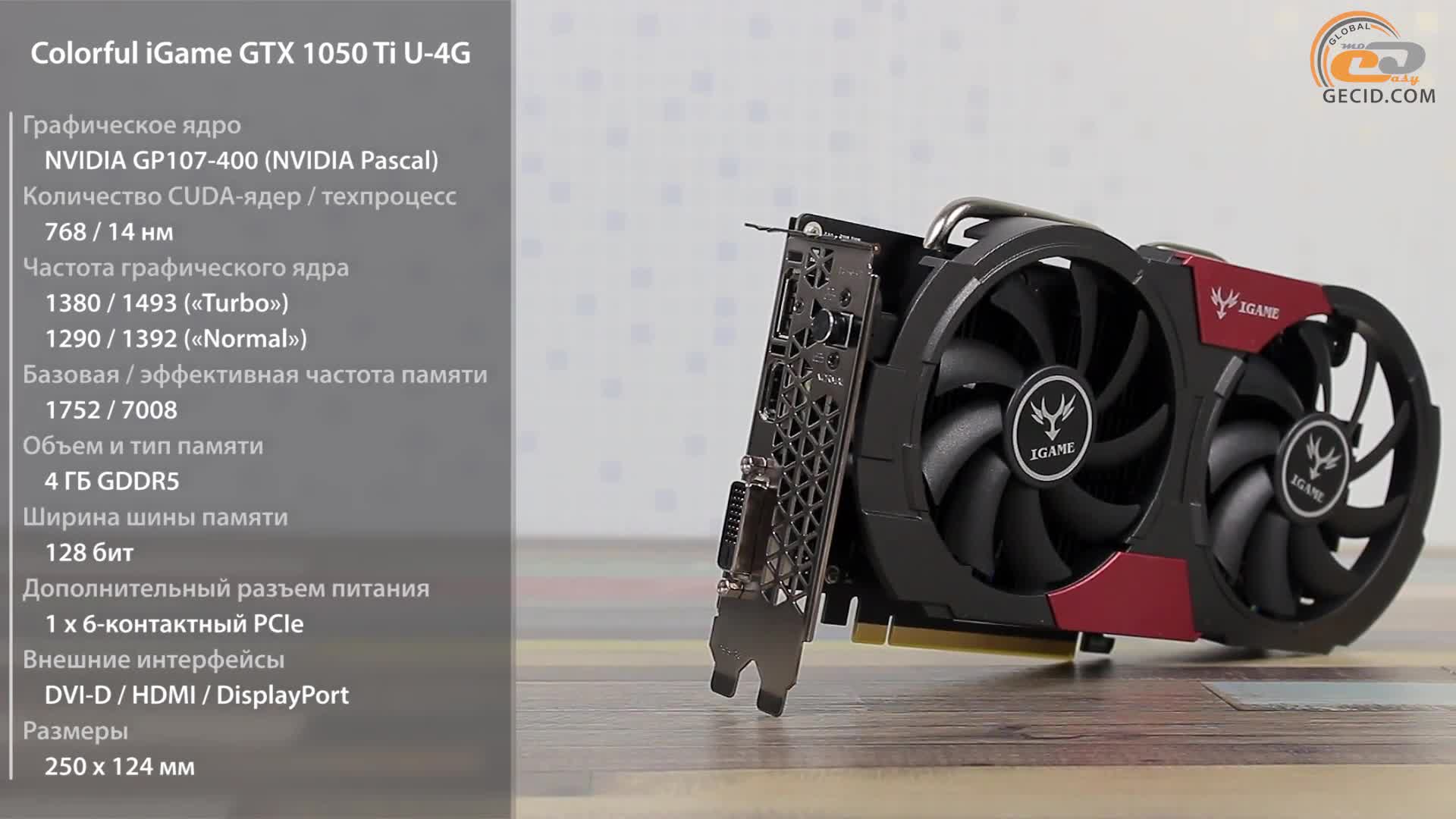 Обзор видеокарты Colorful iGame GTX 1050 Ti U-4G: гостья из Поднебесной