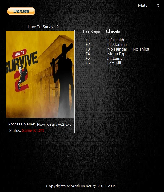 How to Survive 2: Трейнер/Trainer (+7) [2.25.2016 ] {MrAntiFun}