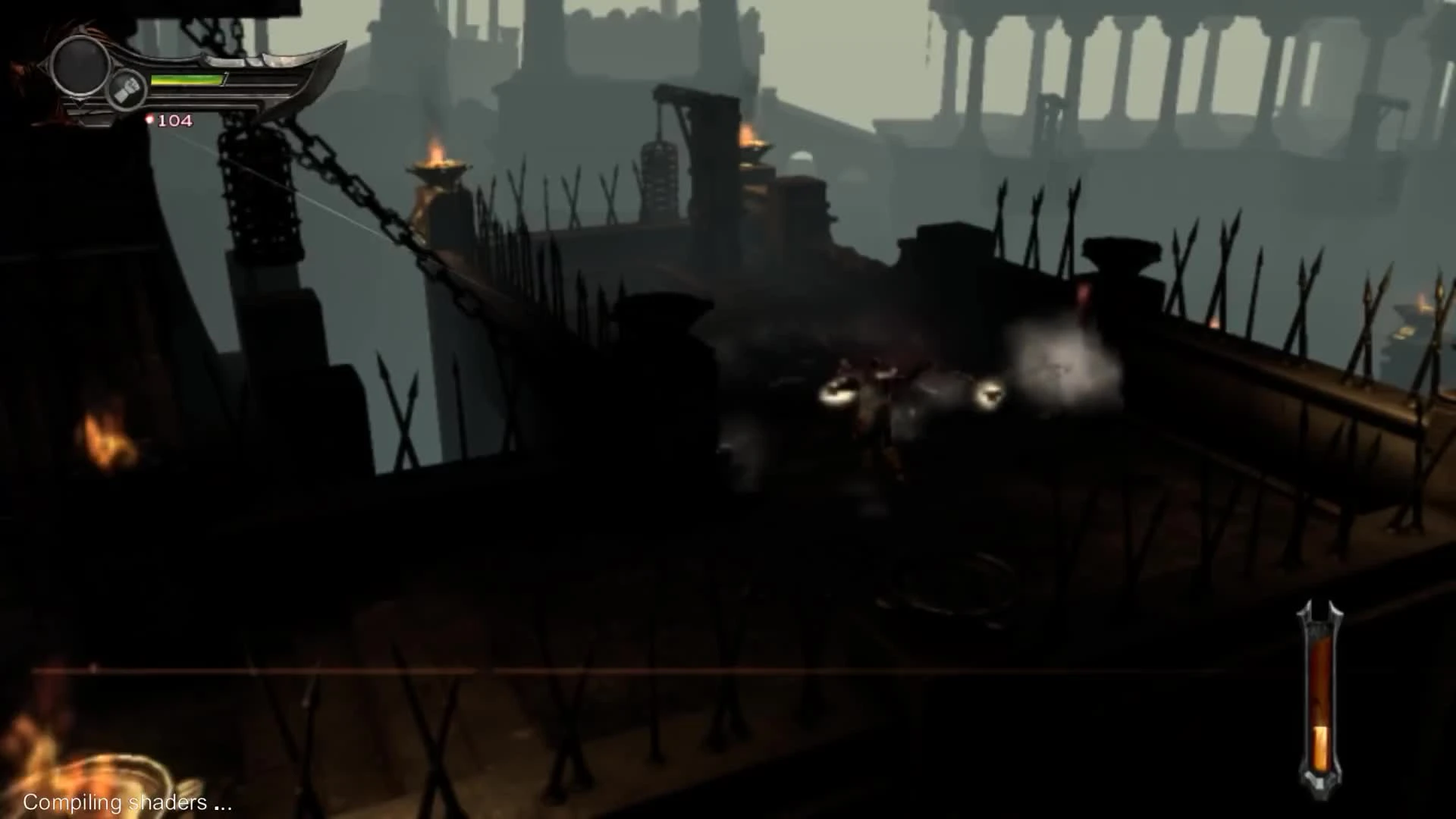 God Of War Ascension - геймплей на эмуляторе RPCS3 0.0.5