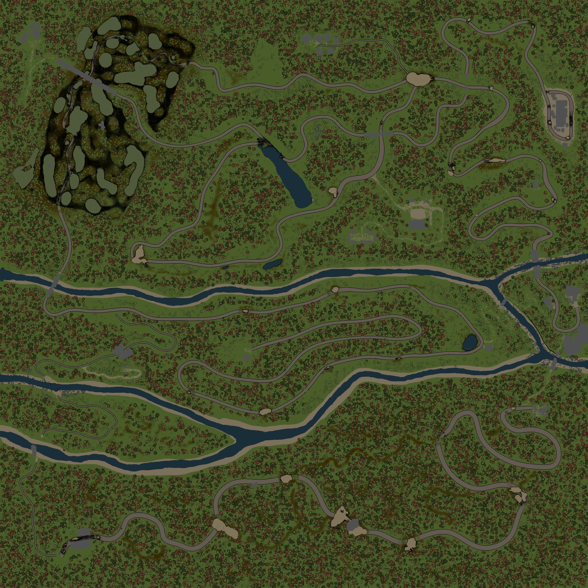 Spintires "Карта - Пропавшая корова" [03.03.16]