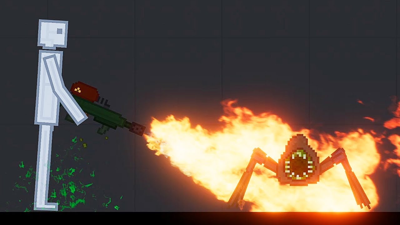 People playground "Огнемёт на гусеницах"