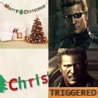 Вескер готовился к Новому Году, но...