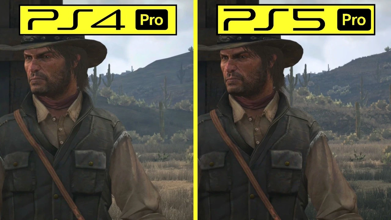Нативные 4K или ленивый порт? Графическое сравнение Red Dead Redemption на PS4 Pro и PS5 Pro