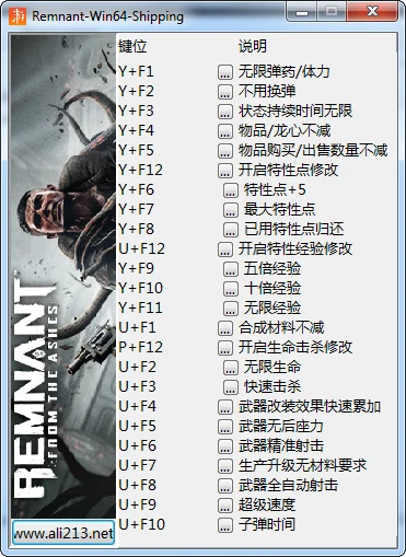 Remnant: From the Ashes: Трейнер/Trainer (+21) [250.802(Update3)] {peizhaochen}