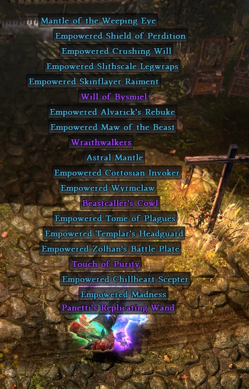 Grim Dawn: Чит-Мод/Cheat-Mode [Вся экипировка игры]