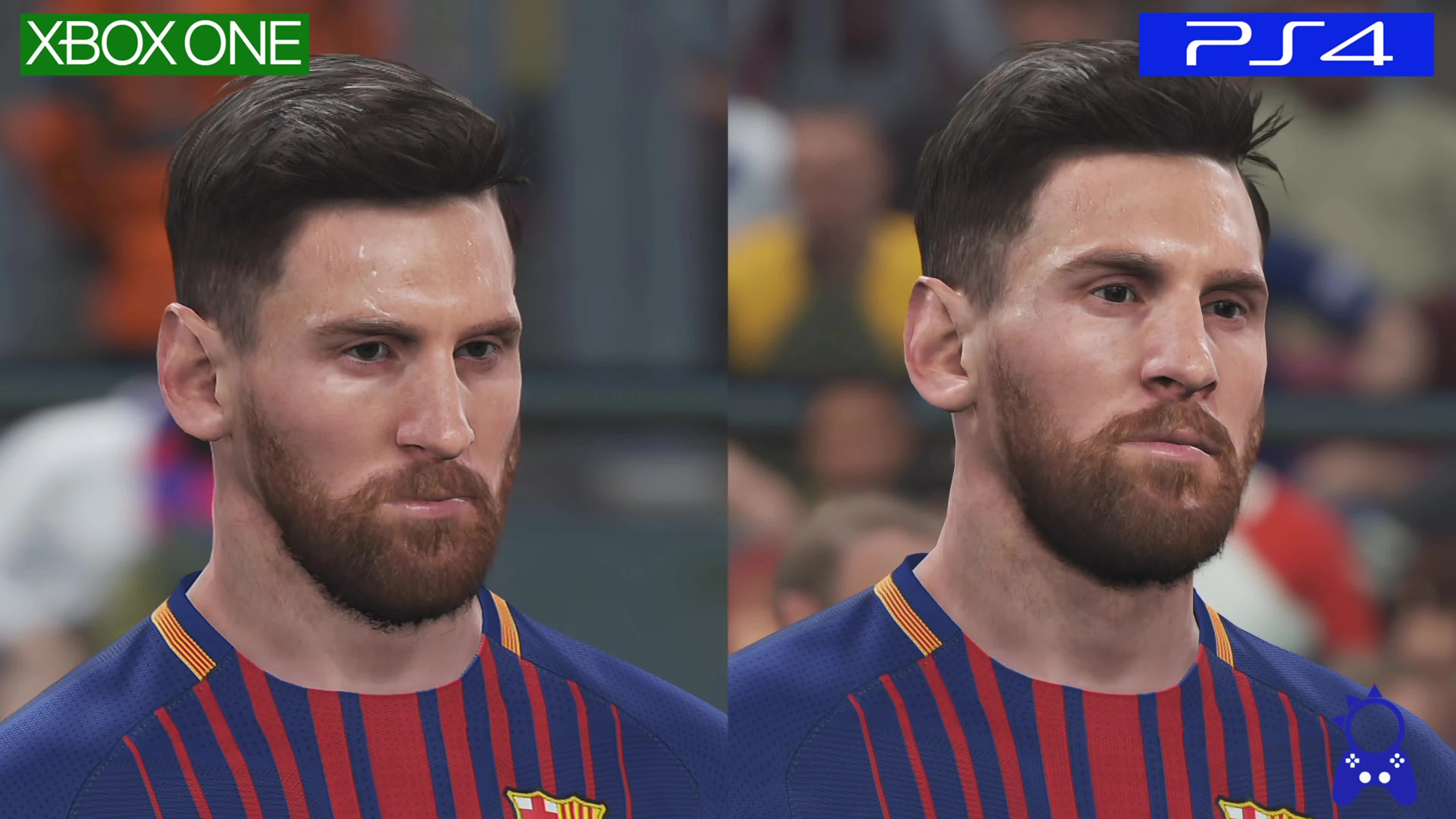 Pro Evolution Soccer 2018 PES | PS4 VS ONE | Сравнение графики