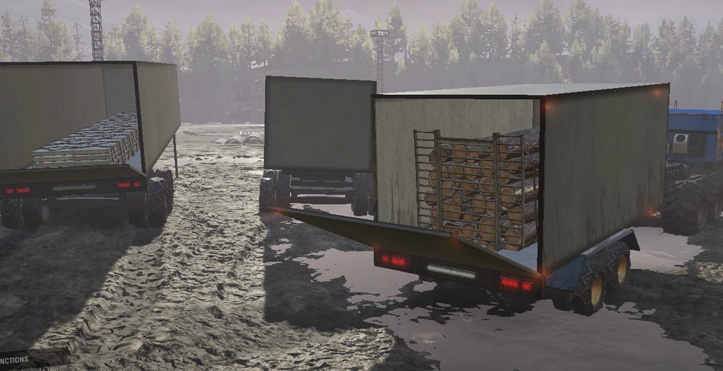 SnowRunner "BOX Трейлер Пак v0.1 (v15.0)"