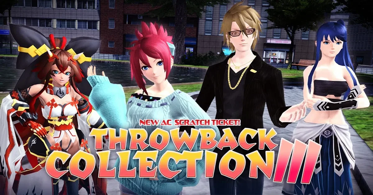 Phantasy Star Online 2 представляет новую коллекцию Throwback Collection III