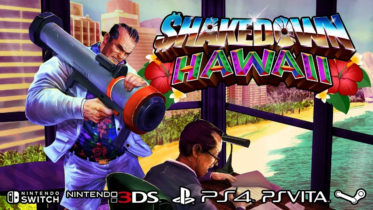 Появился новый трейлер 16-битной аркады Shakedown Hawaii