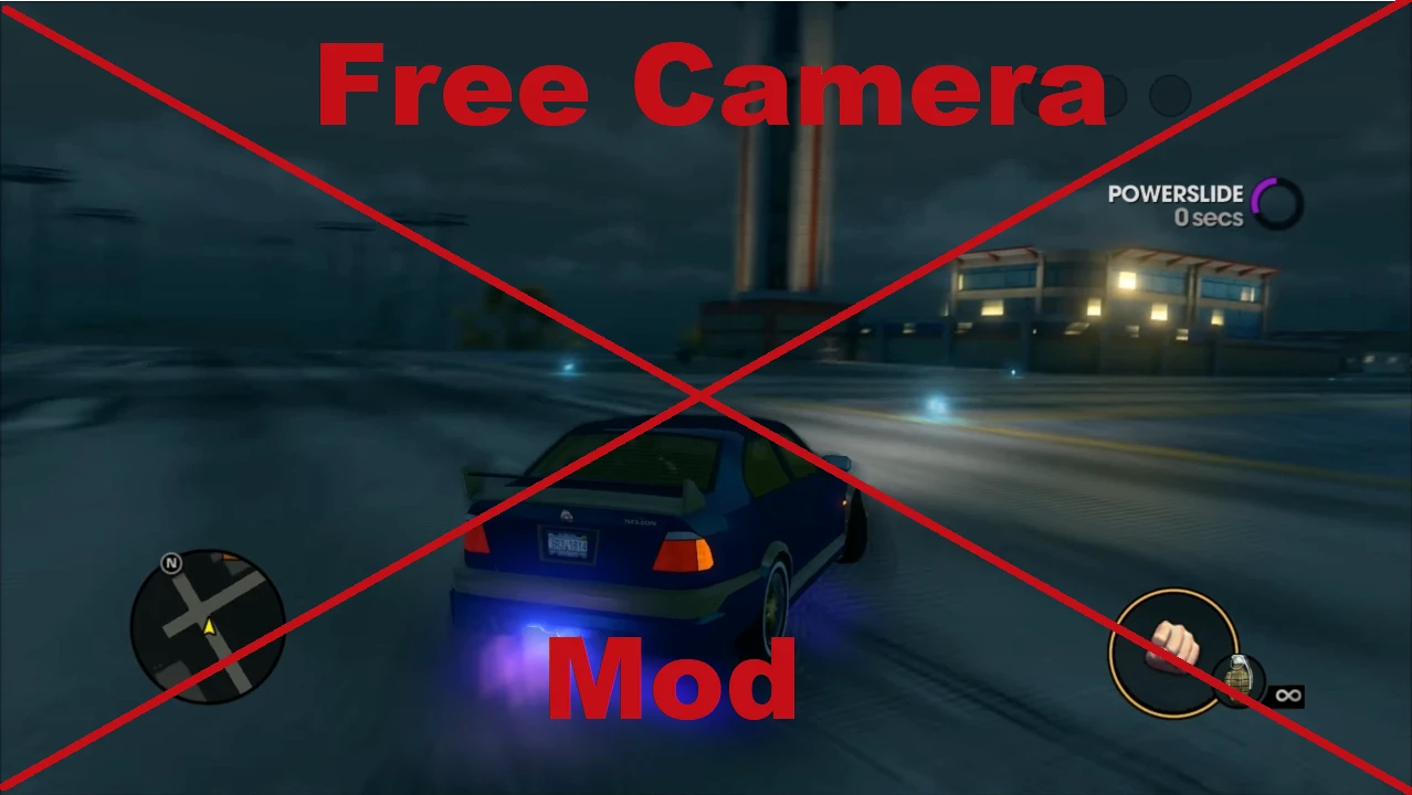 Saint's Row The Third Remastered "Свободная камера во время заноса/нитро"