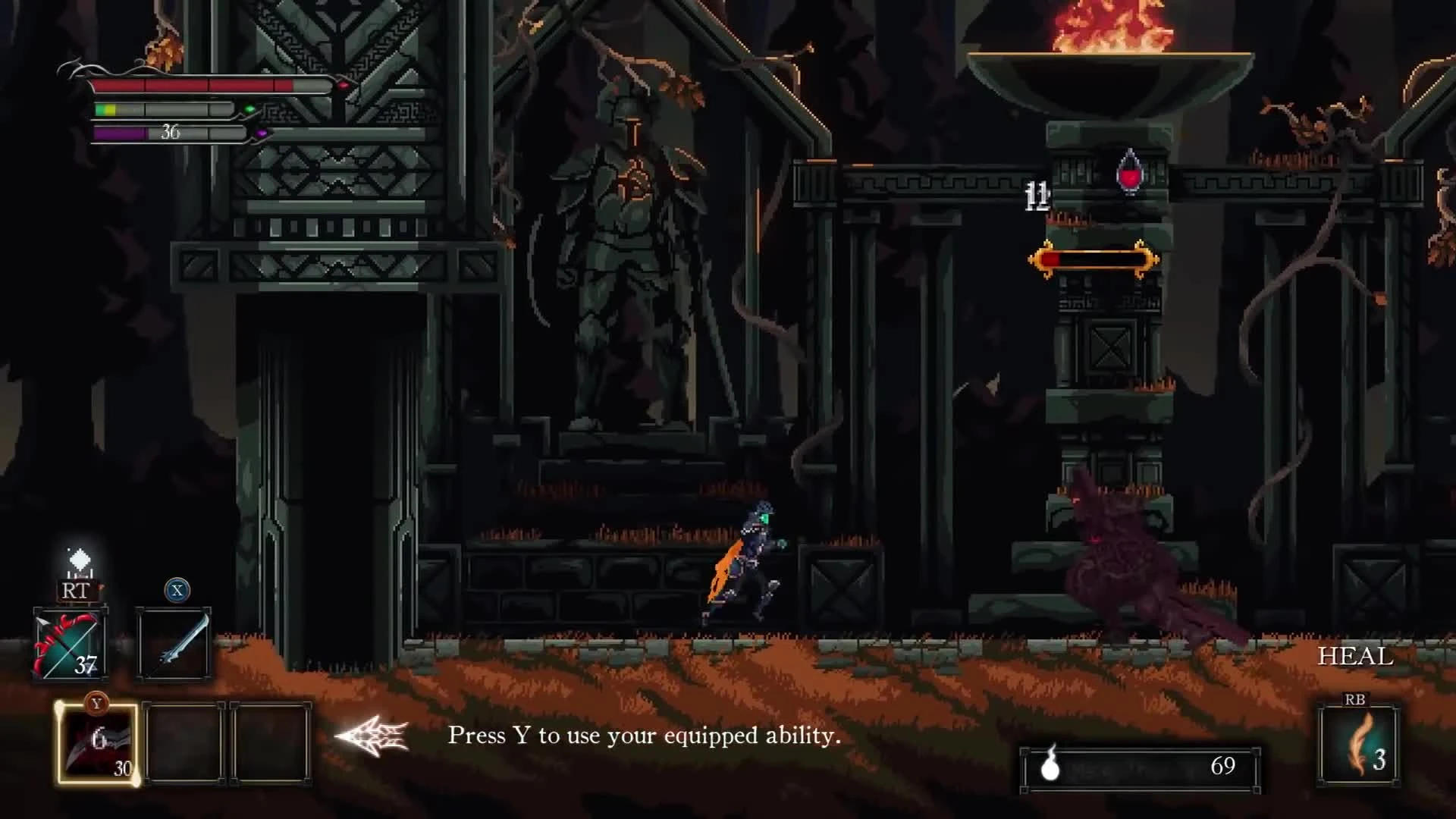 Первые 15 минут Death's Gambit