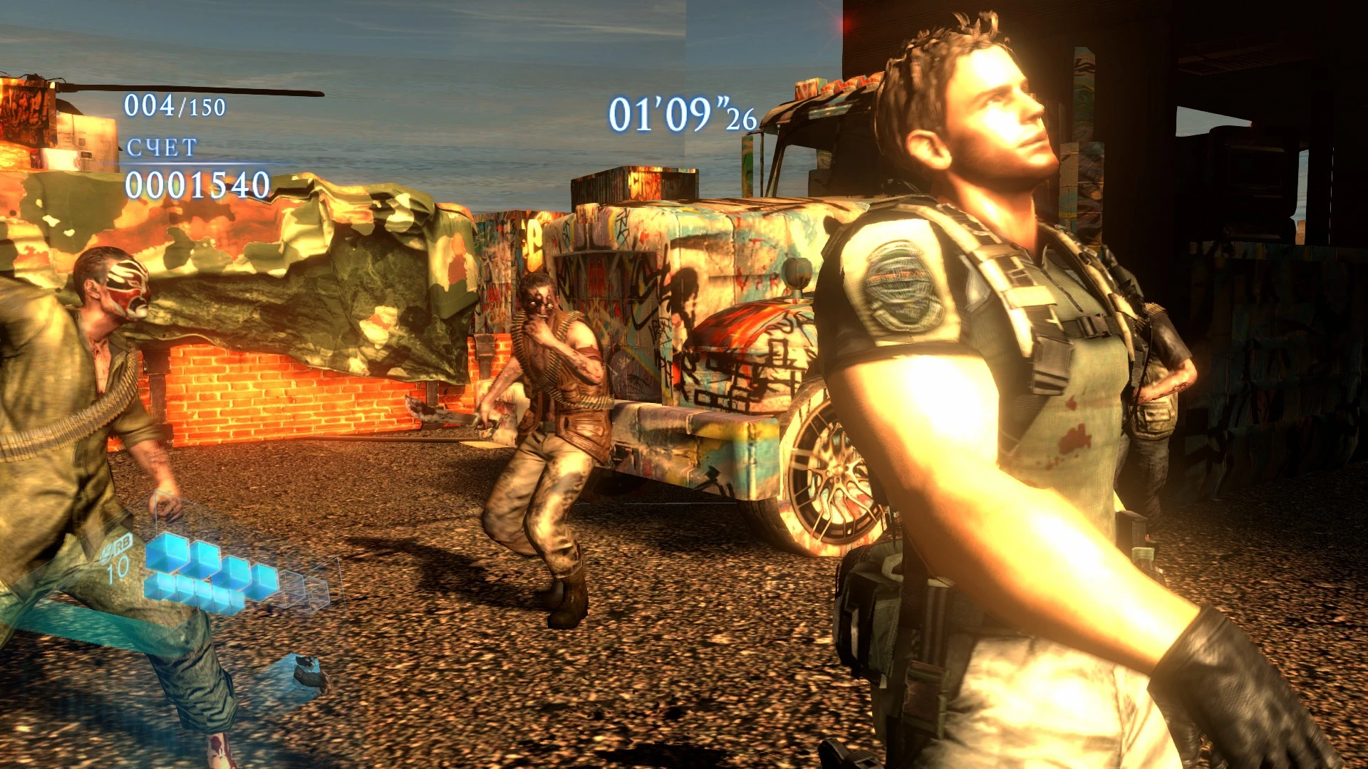 Resident Evil 6 "Крис B.S.A.A(RE5) на замену Джейка "Азия""