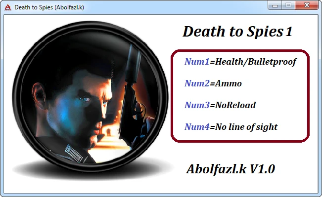 Death to Spies: Трейнер/Trainer (+4) [1.0] {Abolfazl-k}