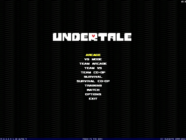 Undertale "fighter M.U.G.E.N."