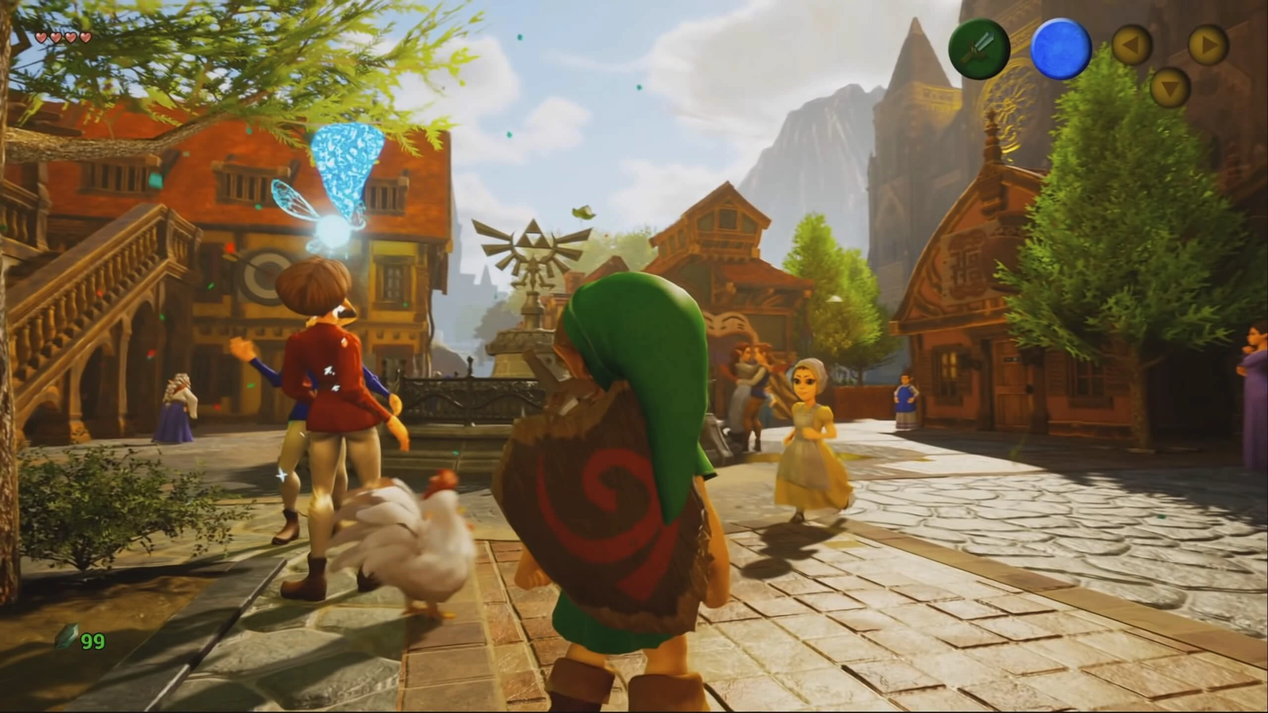 Новый геймплейный ролик фанатского ремейка Zelda Ocarina of Time на Unreal Engine 5.1 с Lumen