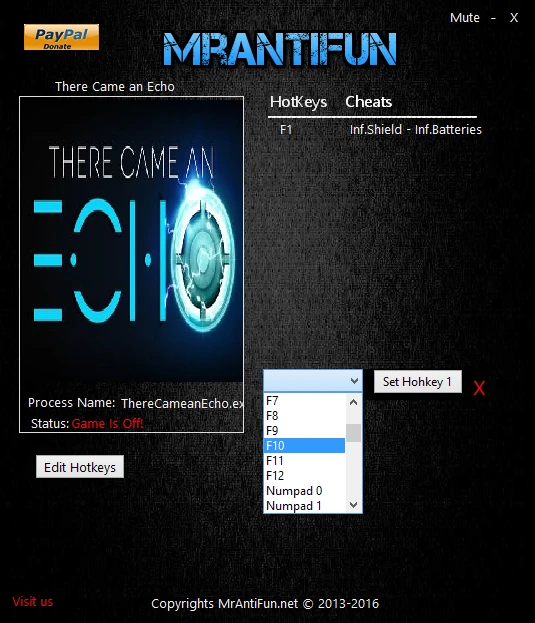 There Came an Echo: Трейнер/Trainer (+2) [1.0.8] {MrAntiFun}