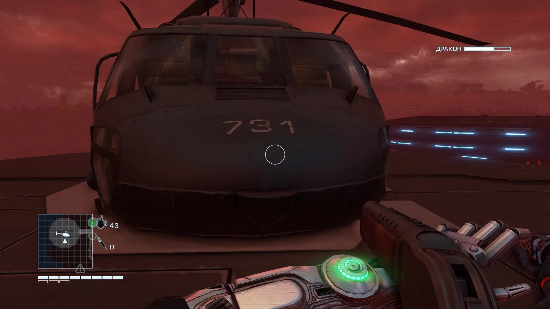 Вертолет в Far Cry 3 Blood Dragon.