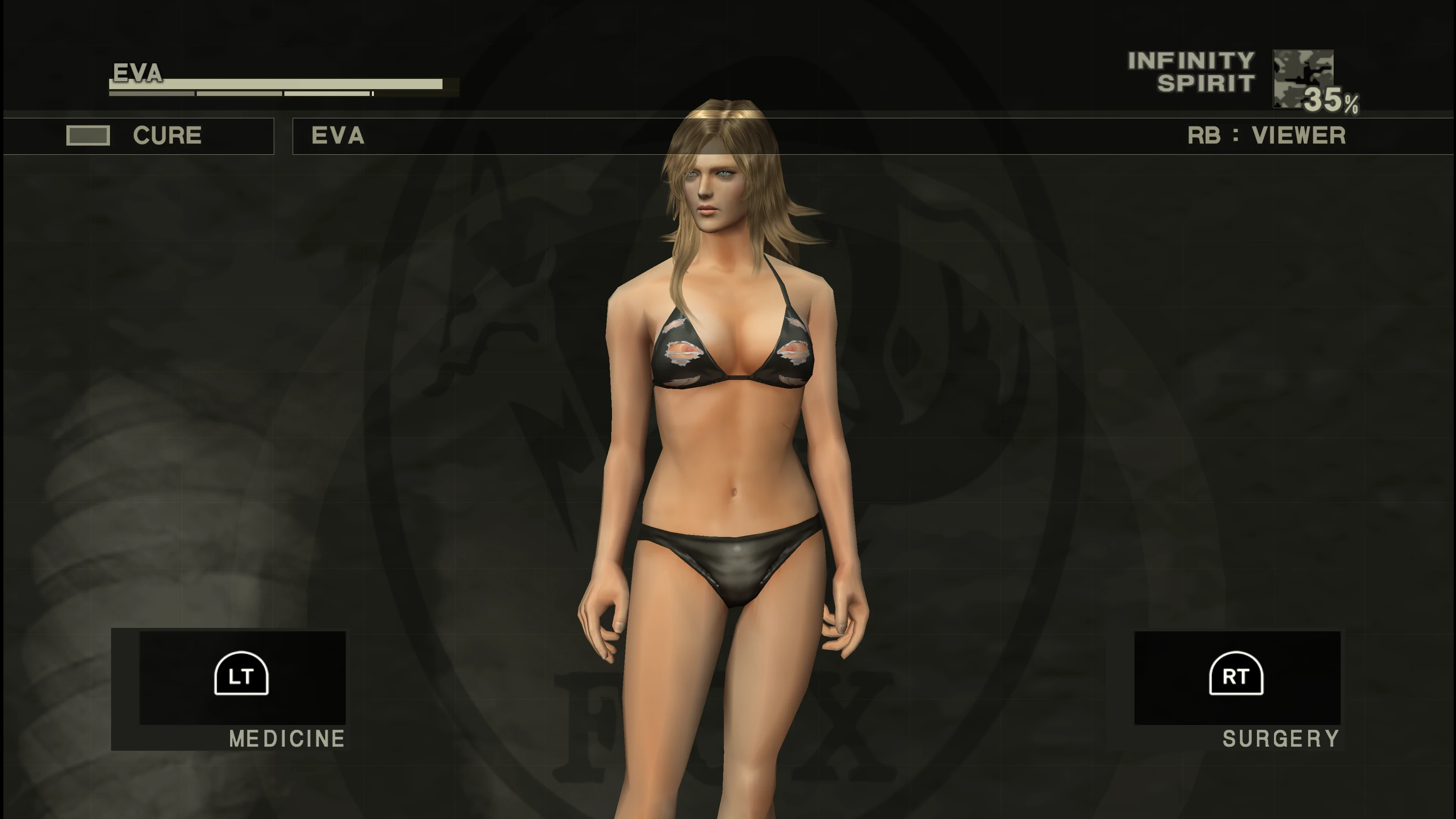 Metal Gear Solid: Master Collection Vol. 1 "Ева в рваном нижнем белье в MGS3"