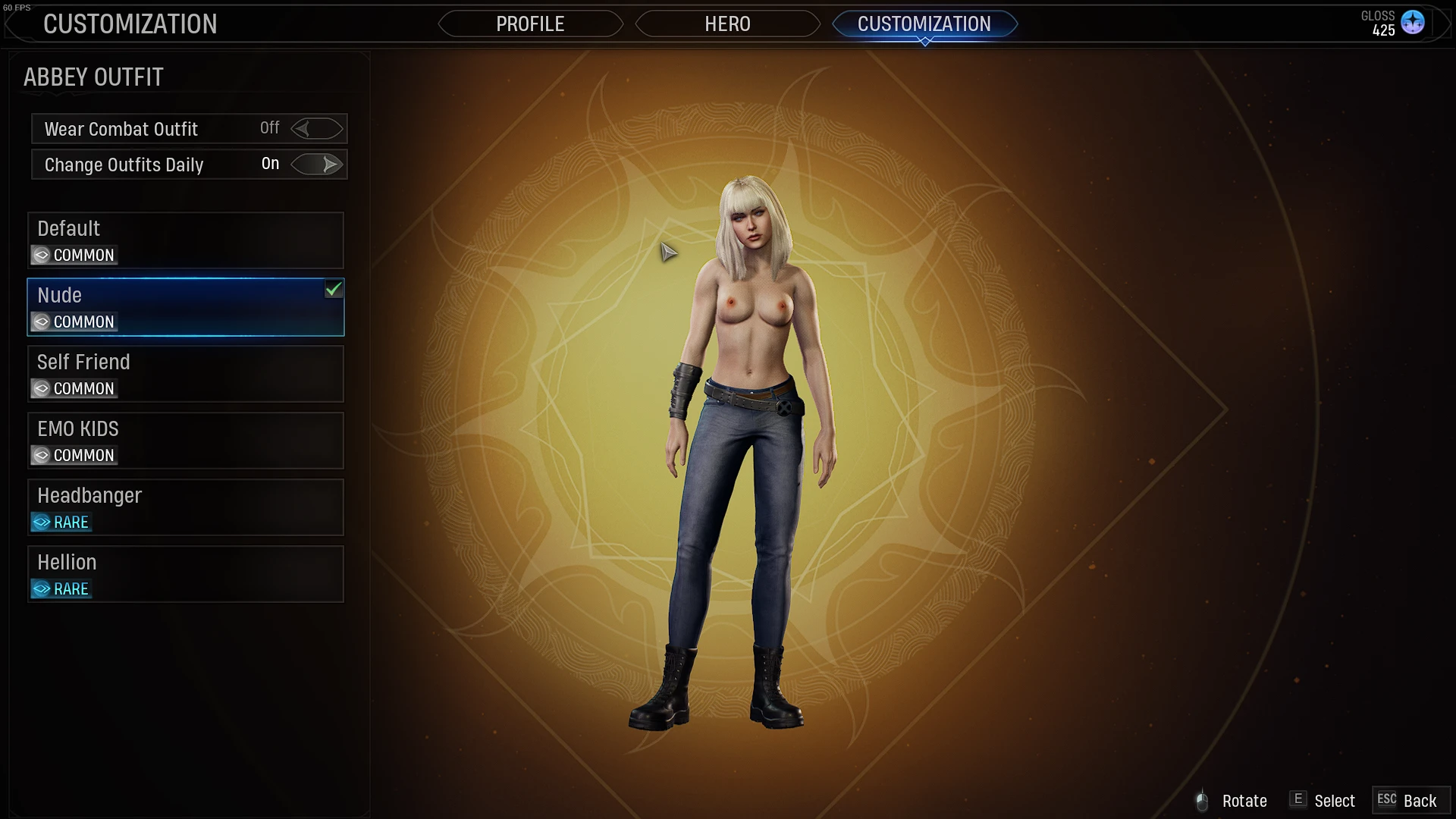 Marvel's Midnight Suns "Магика топлес в повседневной одежде"