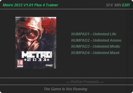 Metro 2033: Трейнер (+4) [1.01] {KelSat}