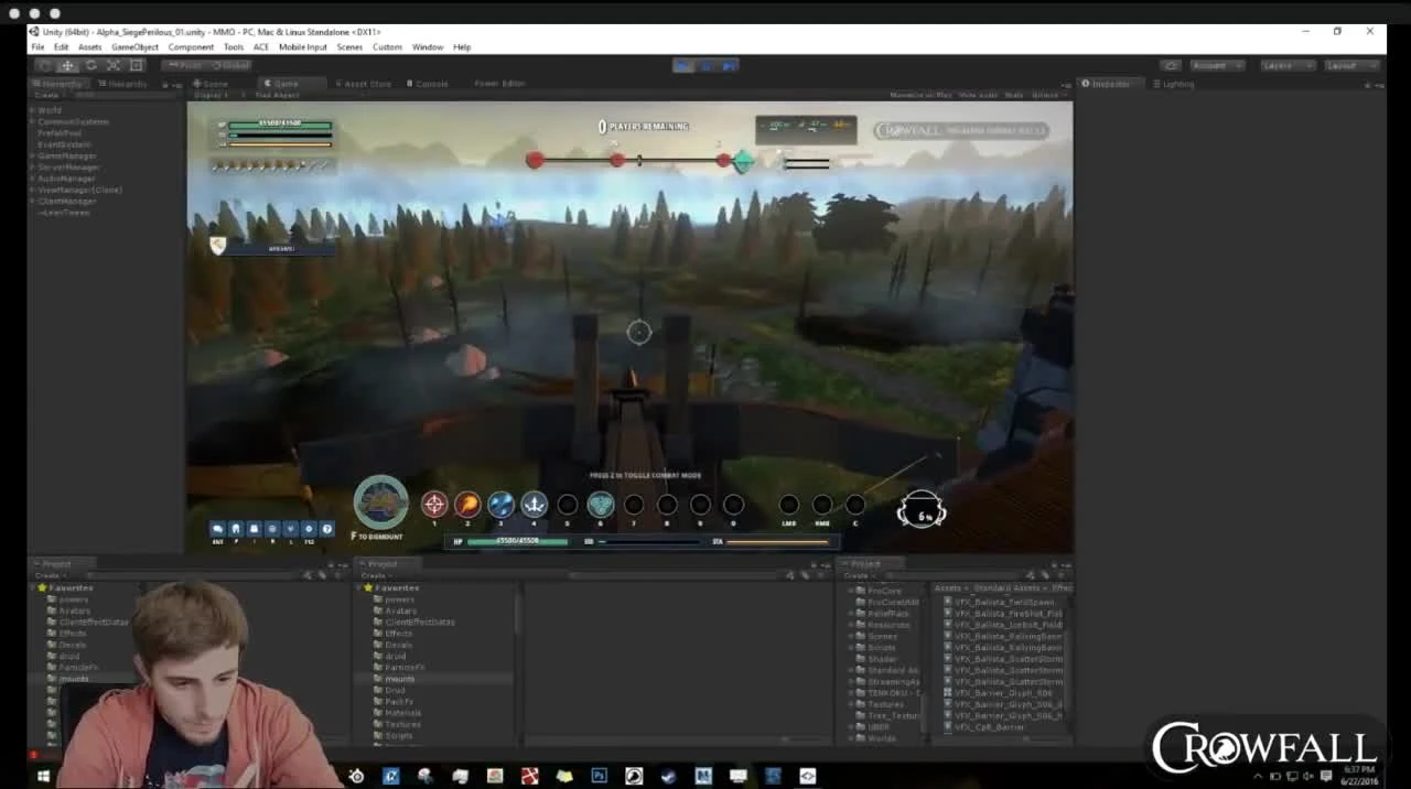 Crowfall - Изучаем процесс возведения баллисты