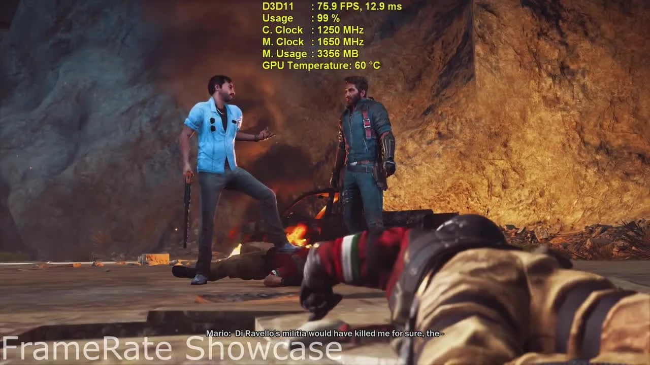 Just Cause 3 | AMD RX 470 | Frame Rate