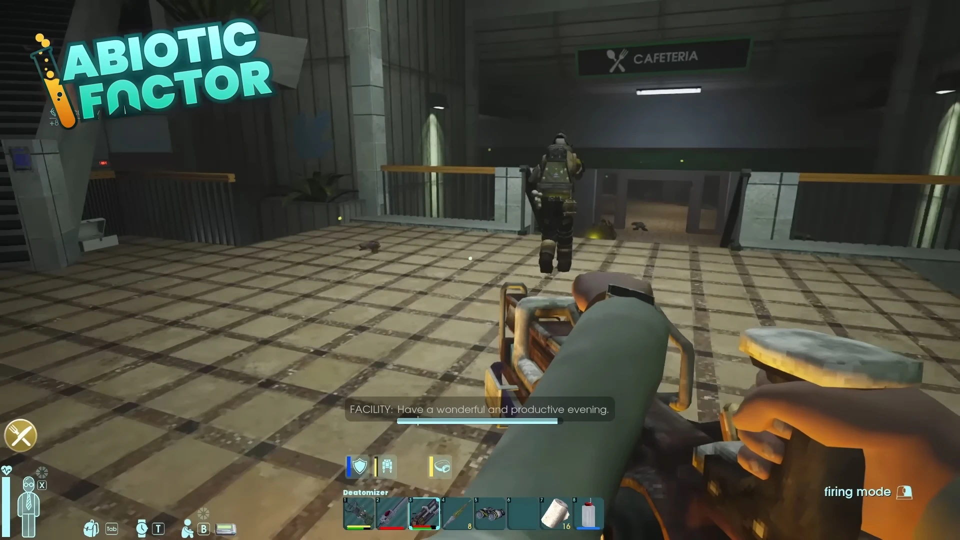 Abiotic Factor - как открыть дверь кафетерия