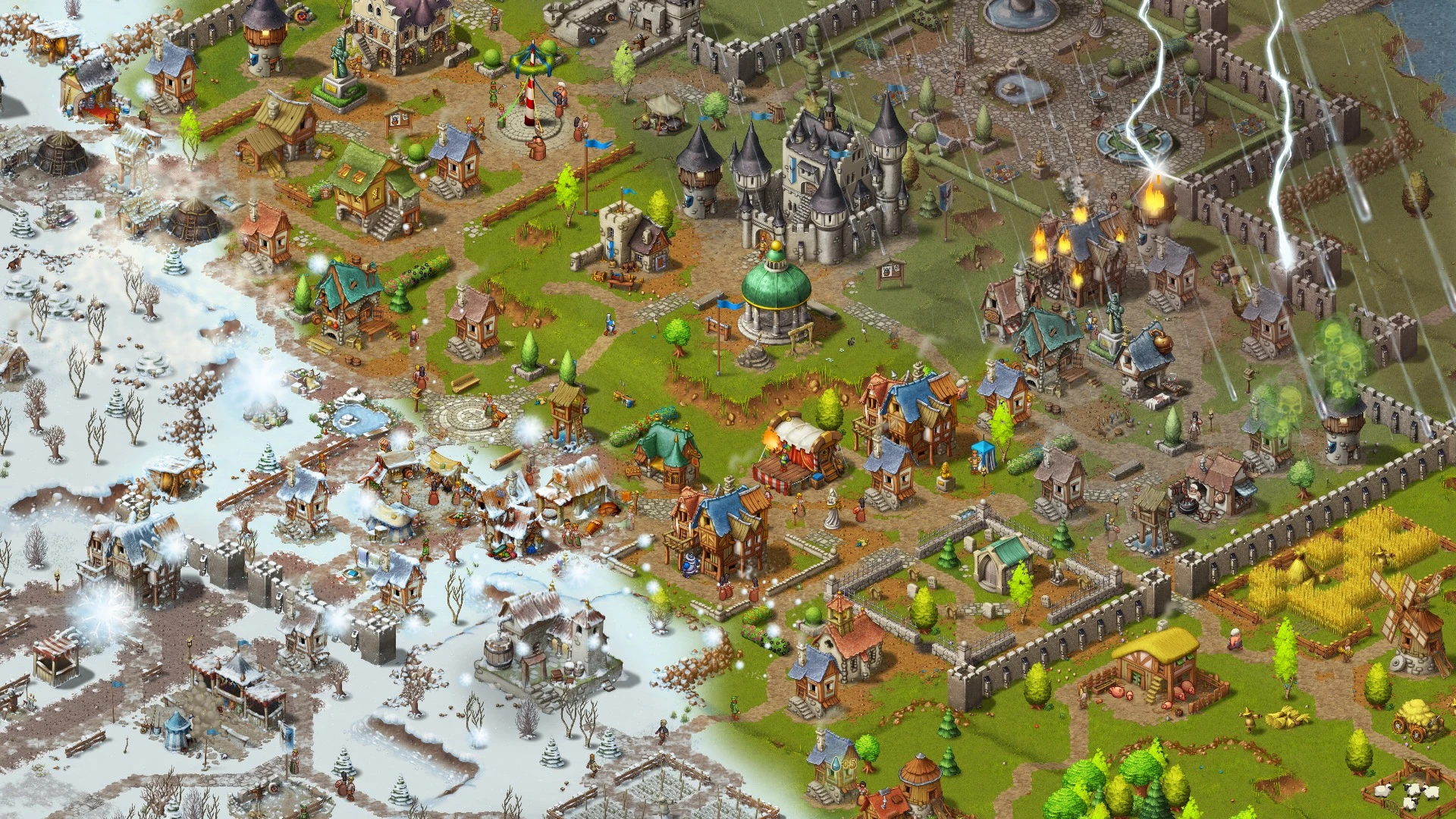 Средневековая стратегия Townsmen готовится к премьере на Nintendo Switch!