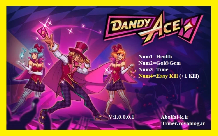 Dandy Ace: Трейнер/Trainer (+4) [1.0.0.0.1] {Abolfazl.k}