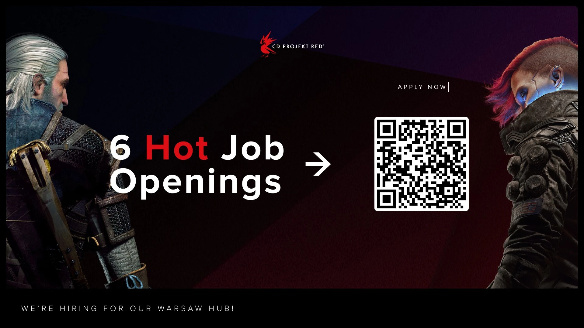 CD Projekt RED продолжает расширять свои команды разработчиков, нанимая сотрудников на важные должности