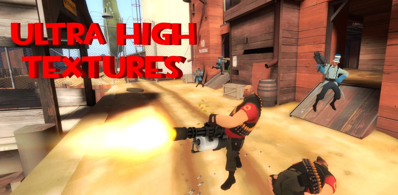 Team Fortress 2 "Ultra High Textures (mat_picmip -10 returns)"