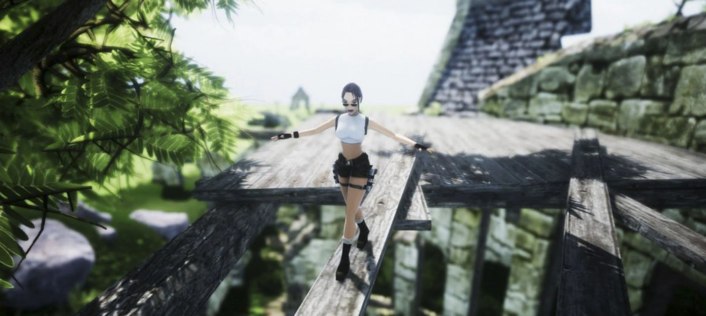 Как выглядит модель Лары Крофт в фанатском ремейке Tomb Raider III