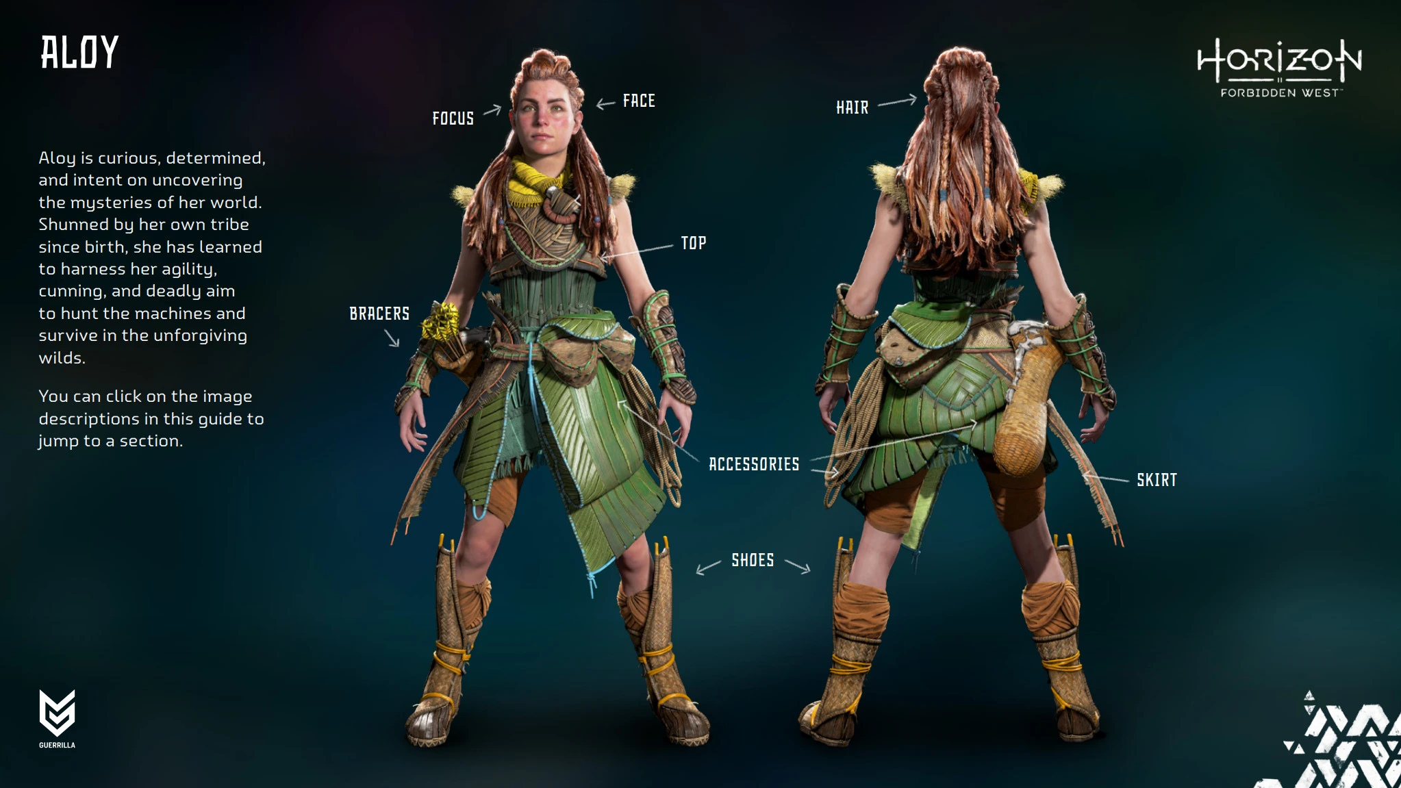 Sony поделись новыми скриншотами главной героини Horizon Forbidden West