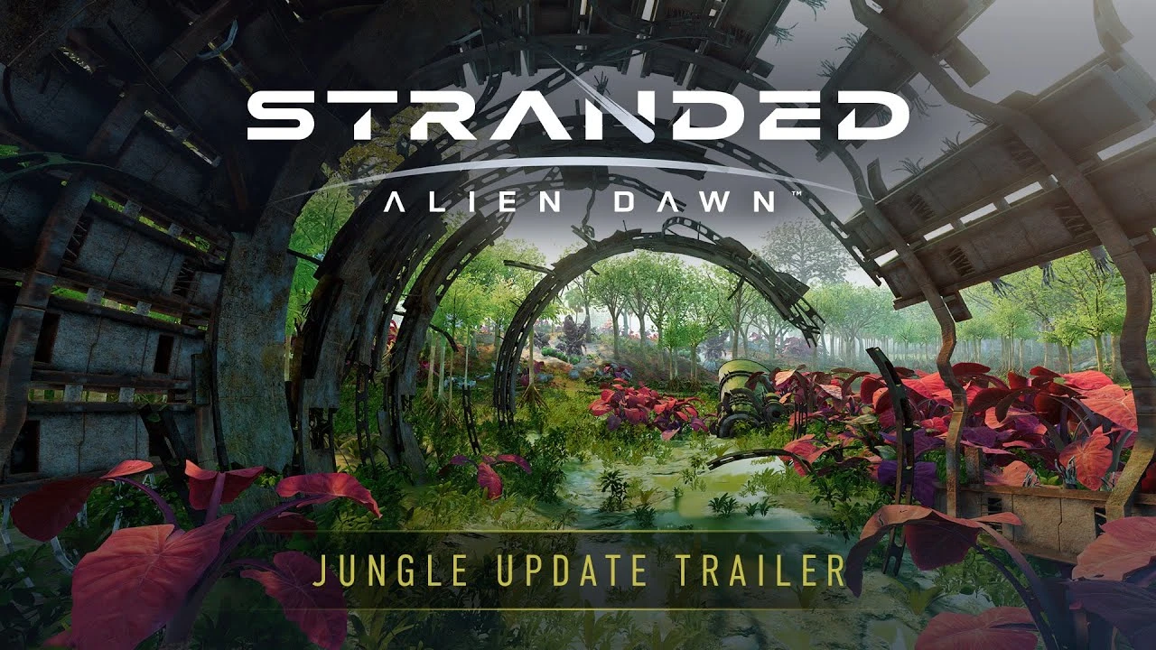 Симулятор выживания на планете Stranded: Alien Dawn получил крупное обновление с джунглями