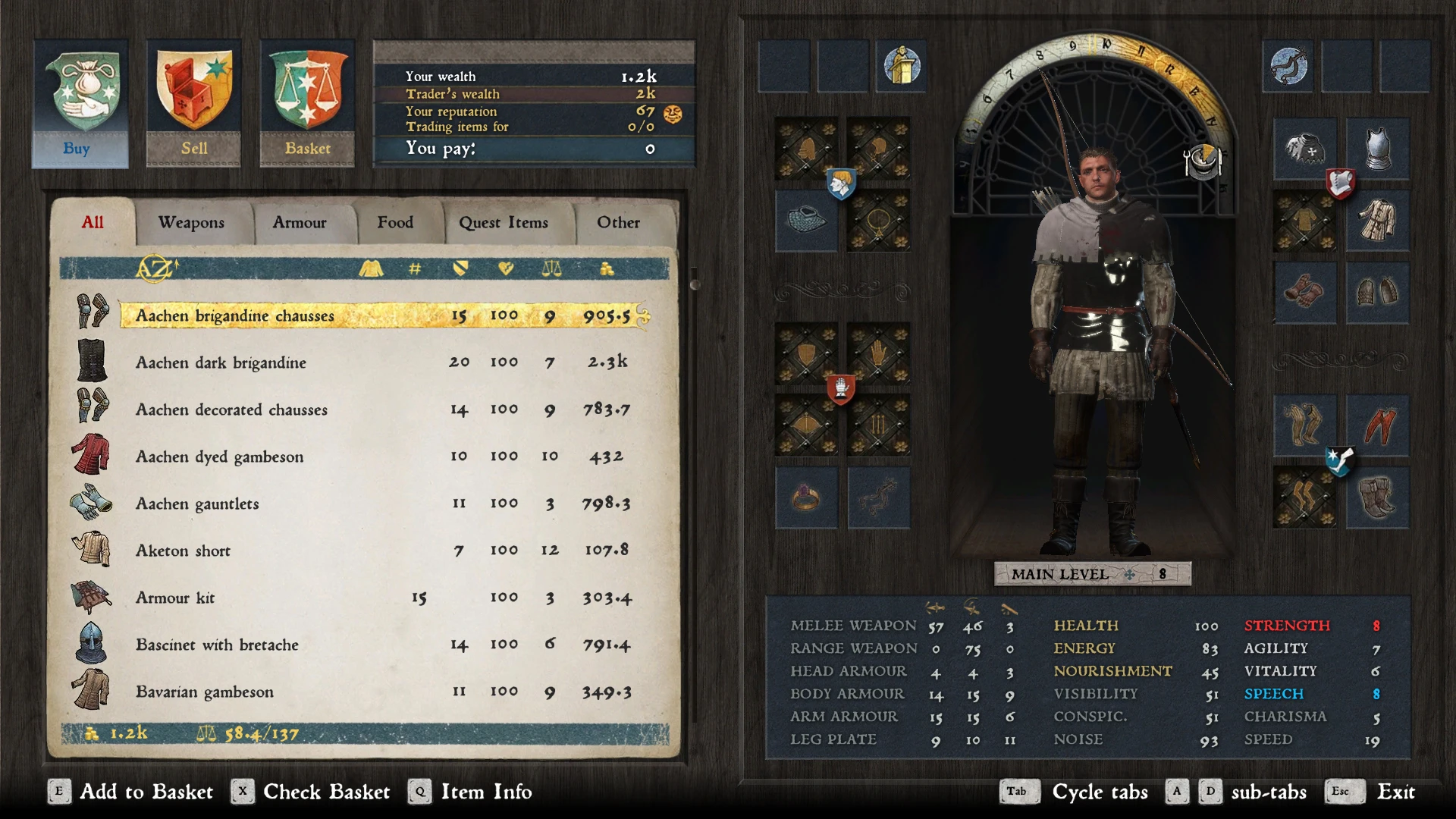 Kingdom Come: Deliverance "Between Menus - 8 разных меню (HUD)"