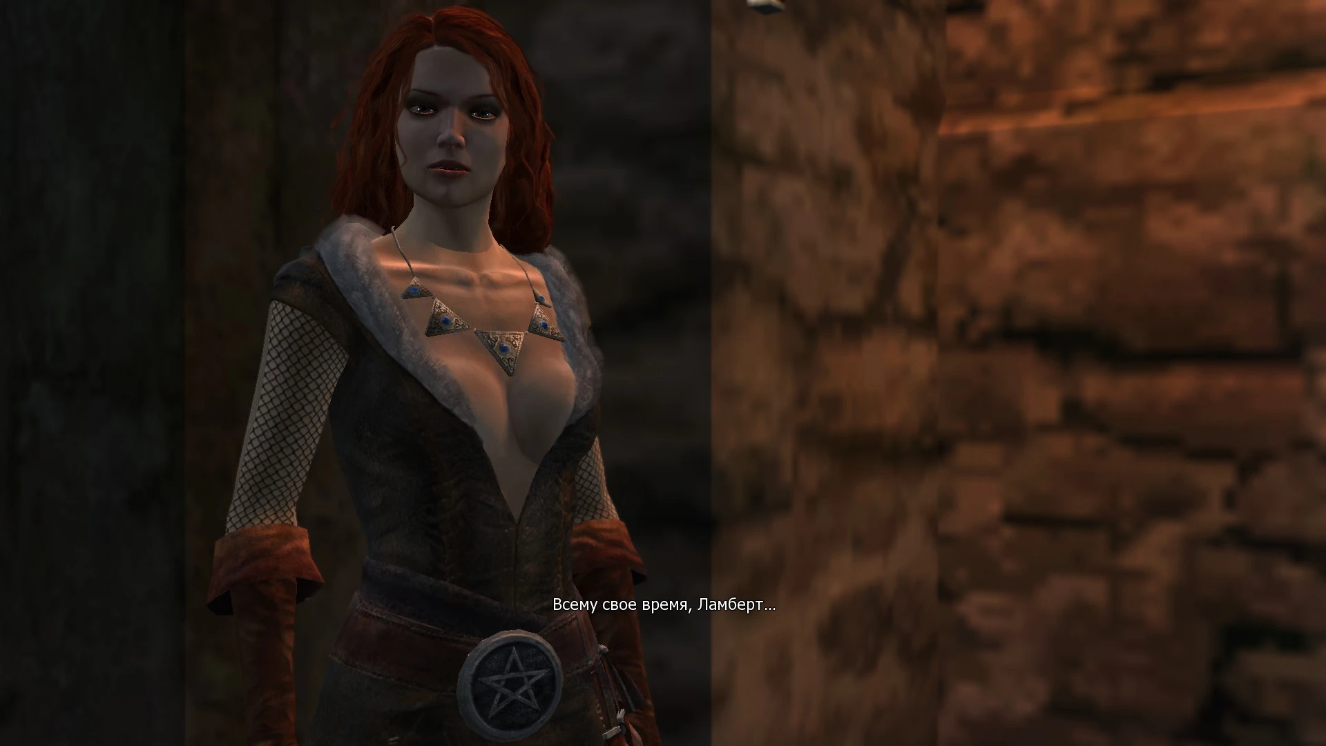 The Witcher "Трисс оголенная грудь"