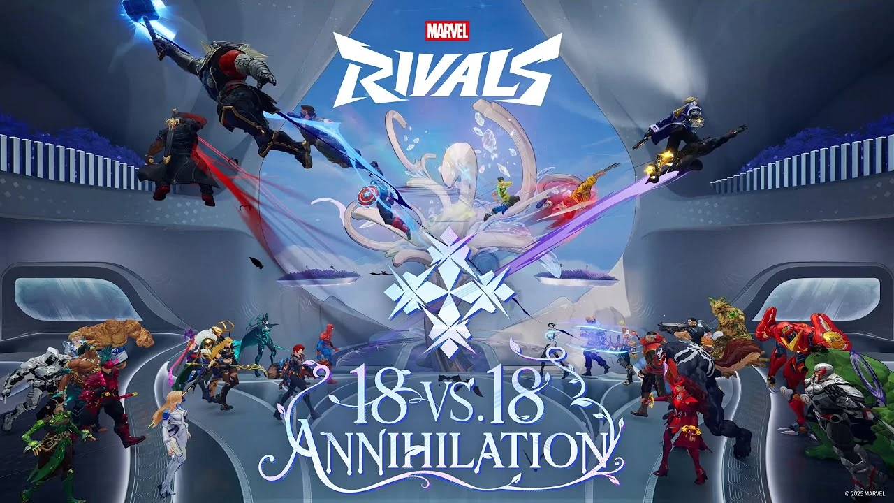 Marvel Rivals запускает масштабные баталии 18 на 18 на Grand Garden