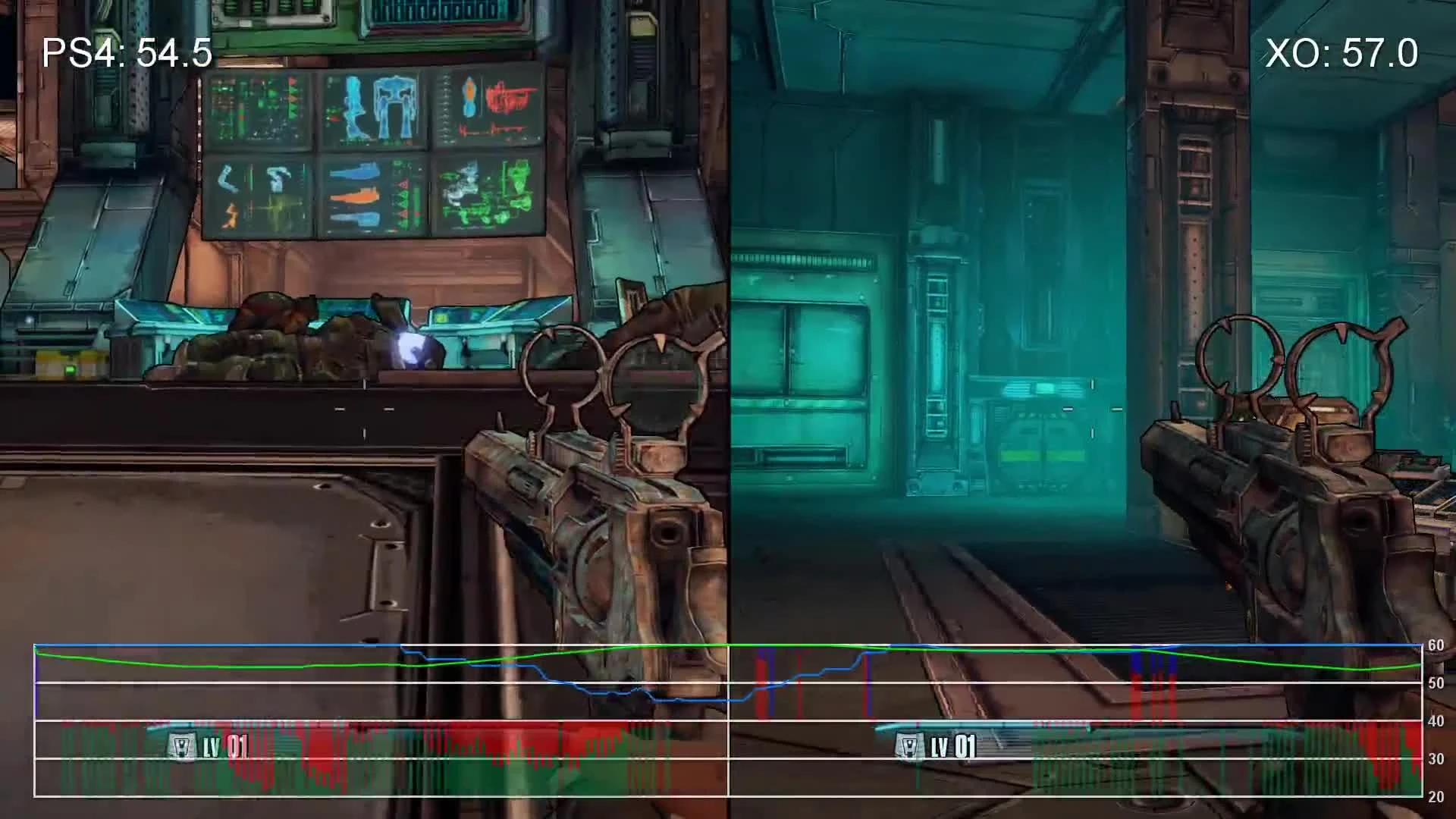 Borderlands Handsome Collection: частоты кадров PS4 vs Xbox One (Digital Foundry)