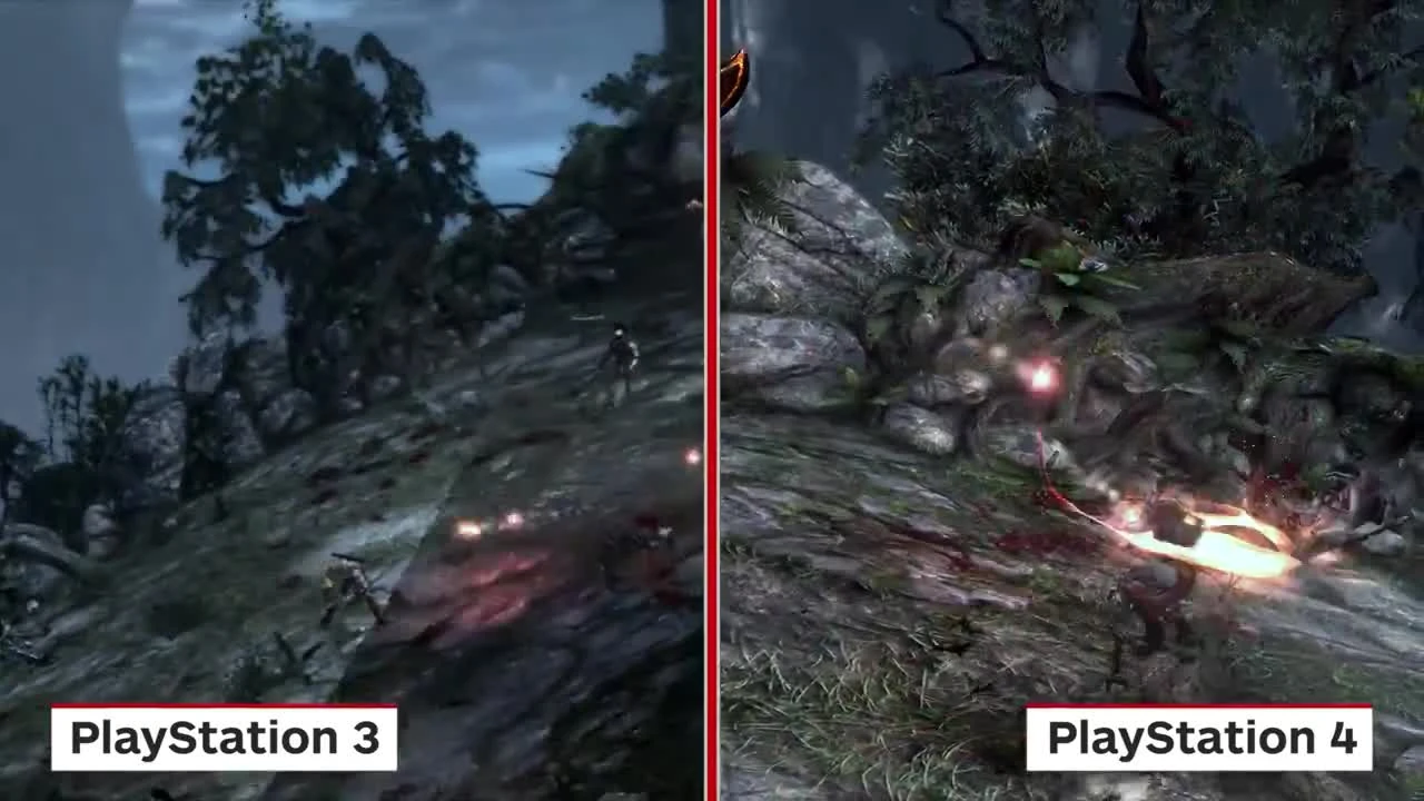 Сравнение графики God of War 3 Remastered