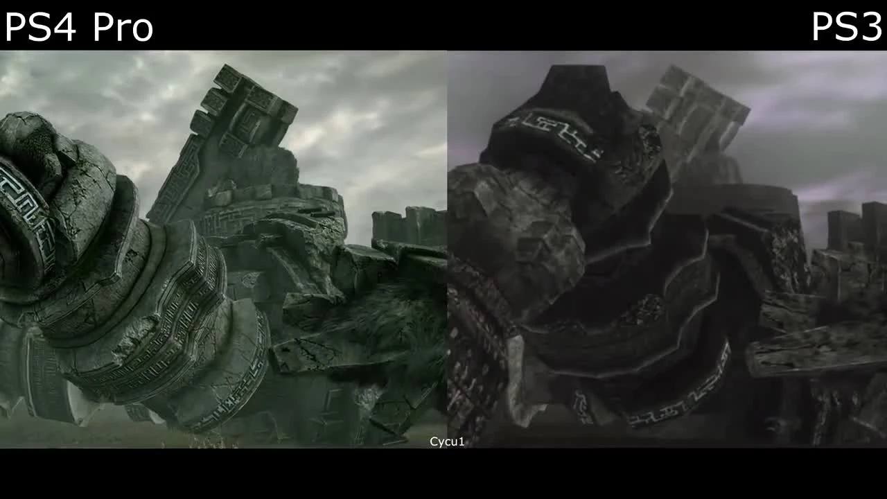 Сравнение в катсценах Shadow of the Colossus Remake vs Original