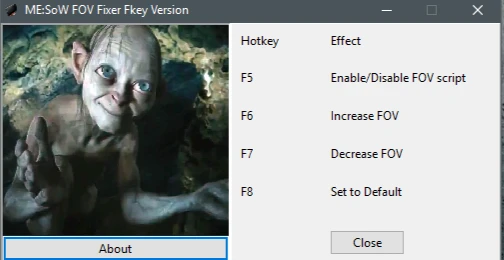 Middle-earth: Shadow of War "FOV changer"