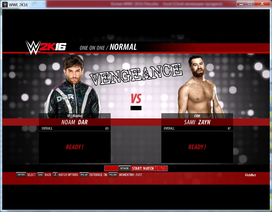 WWE 2k16 Noam Dar 2k19 port