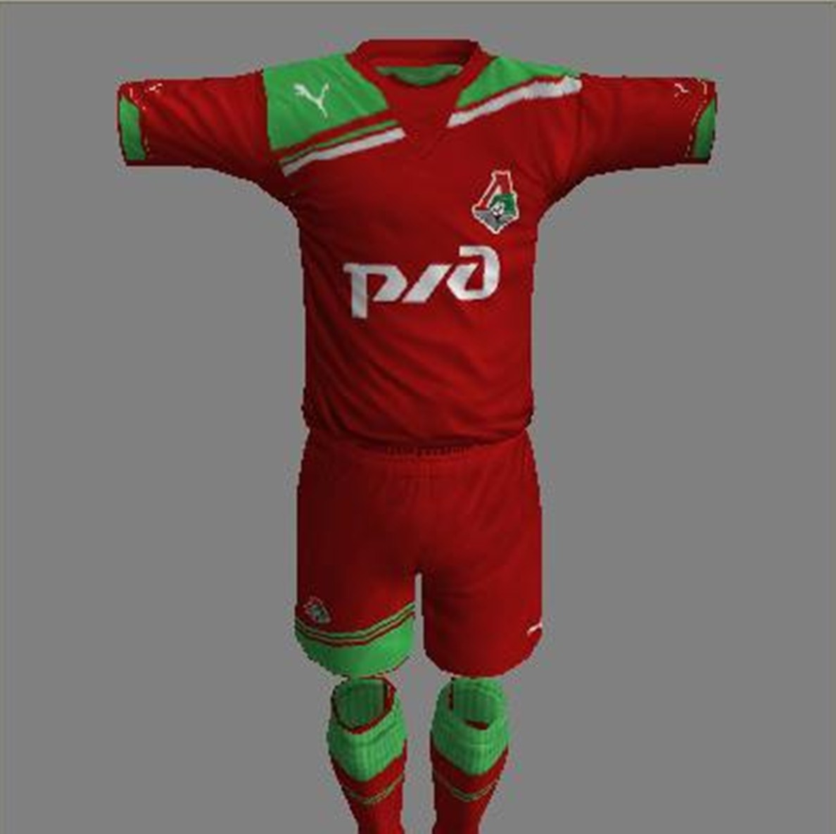 FIFA 10 "Форма Локомотива 2011-2012 "РЖД"Гостевая и Домашняя"