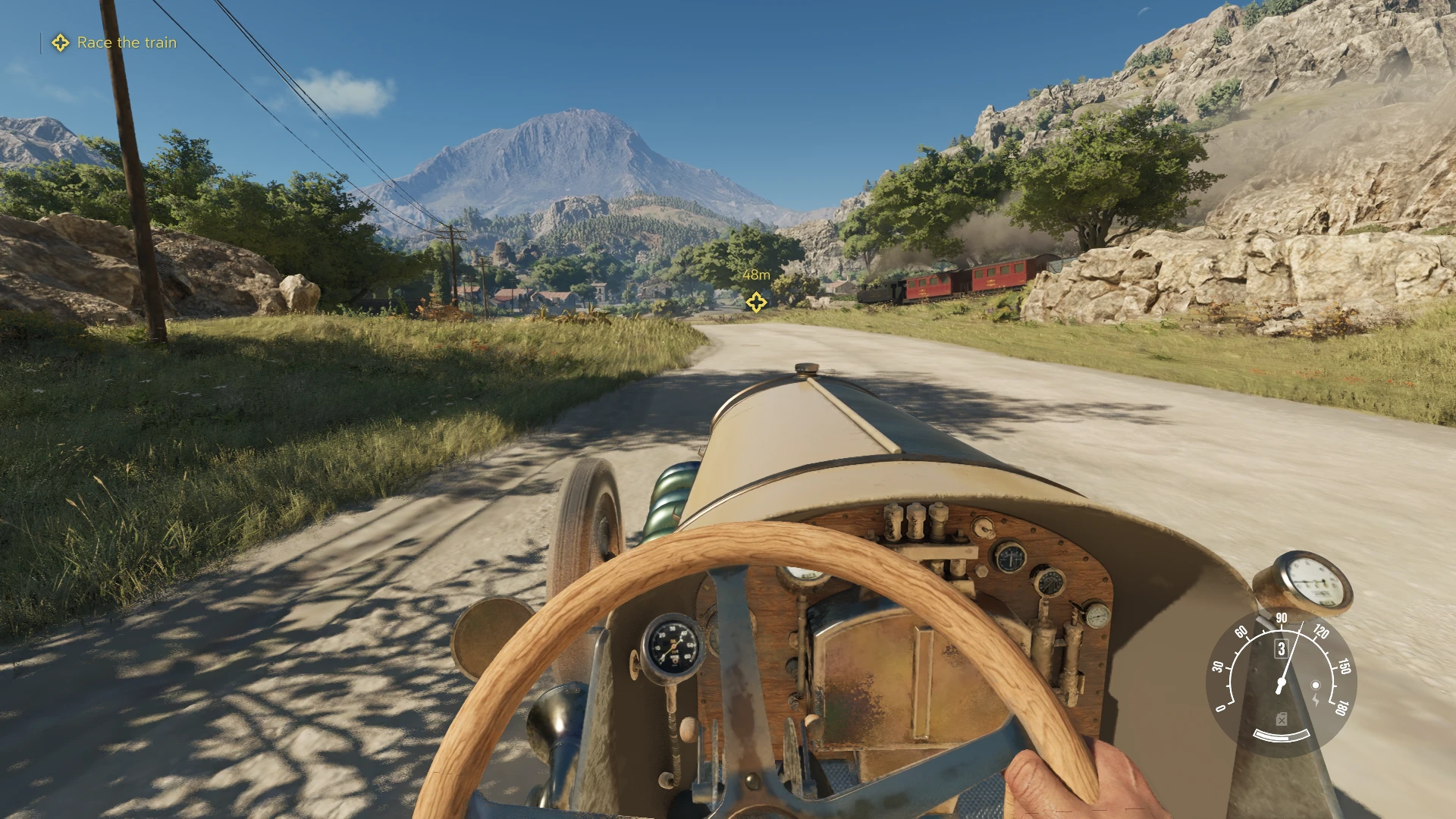 Mafia: The Old Country "Мод на камеру от первого лица во время езды"