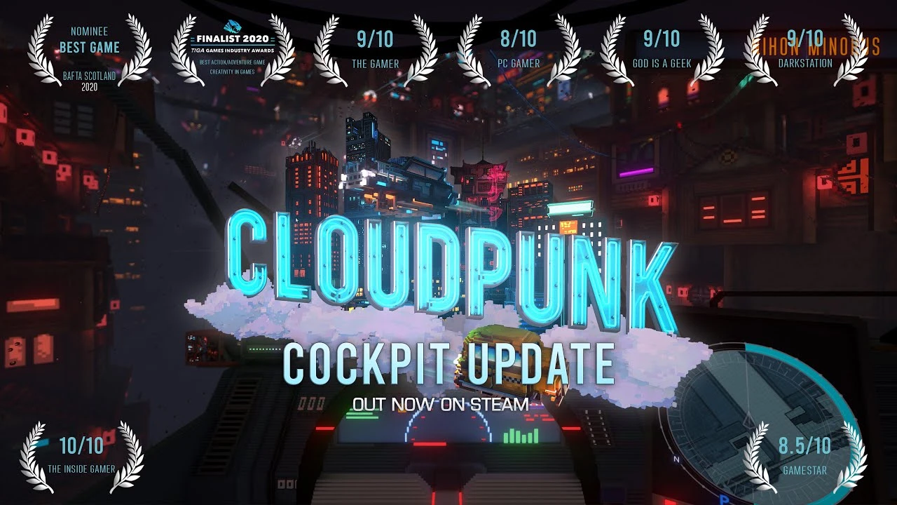 Cloudpunk наконец-то получил вид из кабины