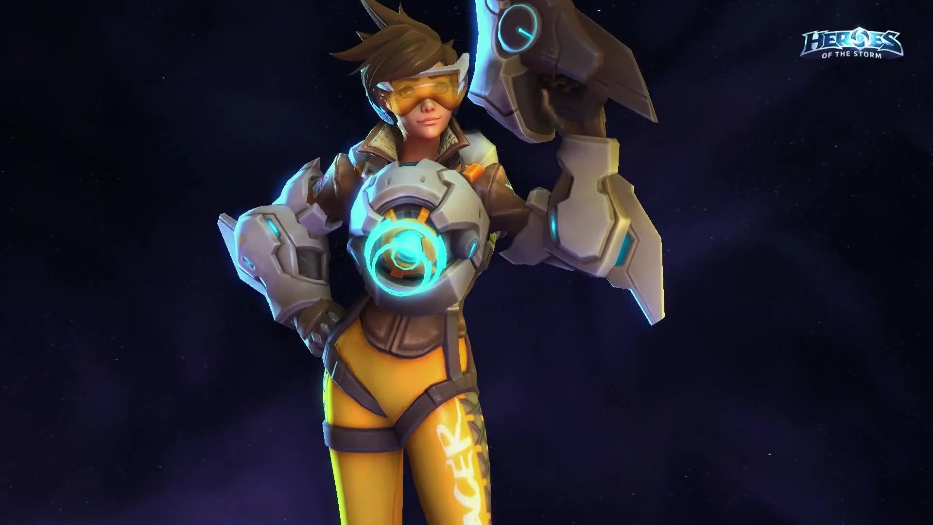 Геймплей Трейсер из Overwatch в Heroes of the Storm