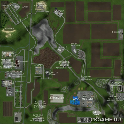 Farming Simulator 13 "Мод "Invented Map""