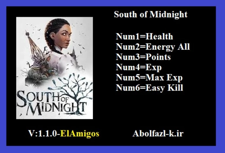 South of Midnight "Трейнер +6" [1.1.0] {Abolfazl.k}