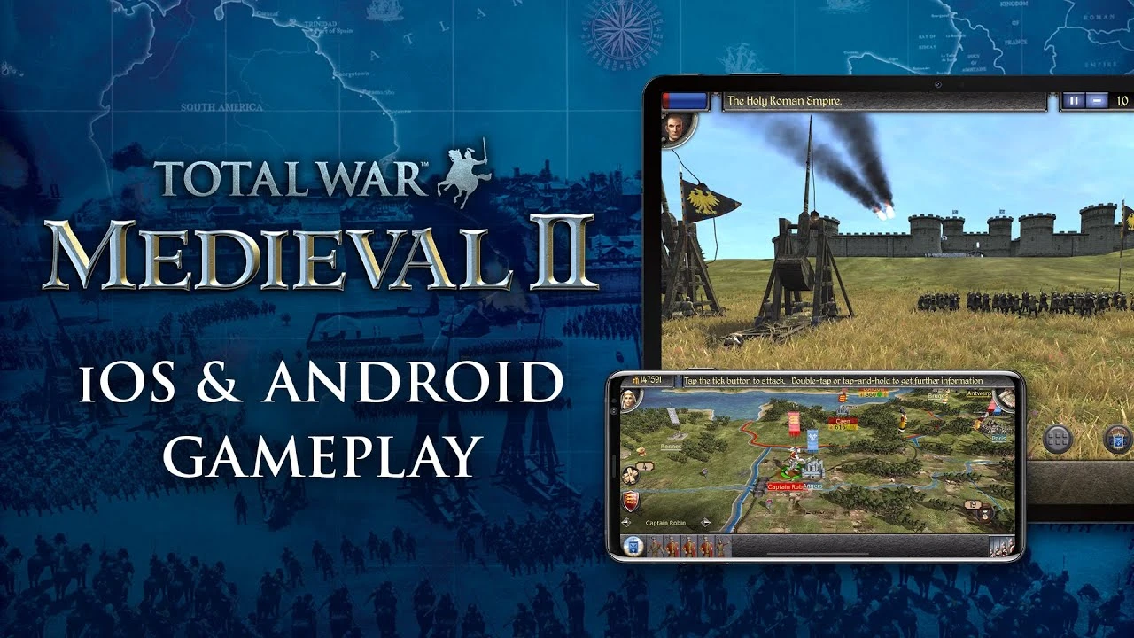 Официальный геймплей культовой стратегии Medieval 2: Total War на iOS и Android