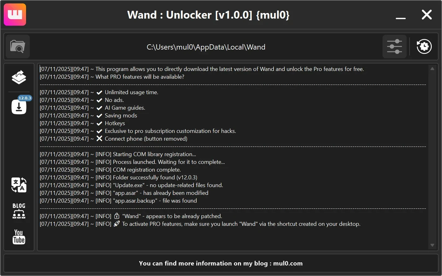 WeMod Pro + Wand Pro - unlocker "Разблокировщик версии про для WeMod + Wand" [1.0] {mul0}